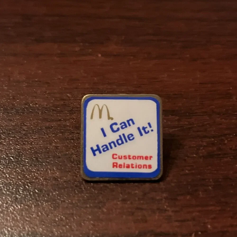 McDonald’s I Can Handle It Customer Relations Employee Lapel‎ Hat Pin